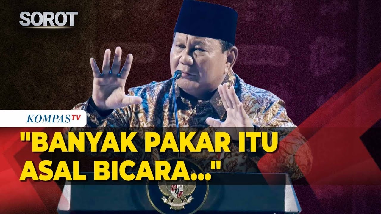 Prabowo Sindir Pakar Asal Bicara soal Dirinya di Podcast: Ngarang Itu!
