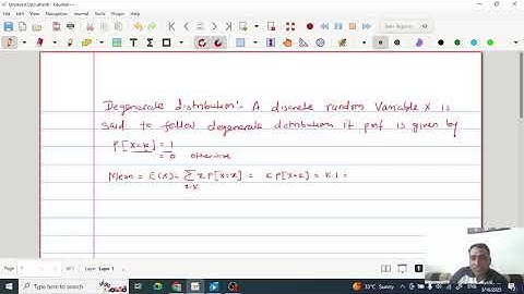 Degenerate Distribution