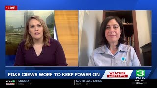 PG&E official speaks as storm arrives in Northern California