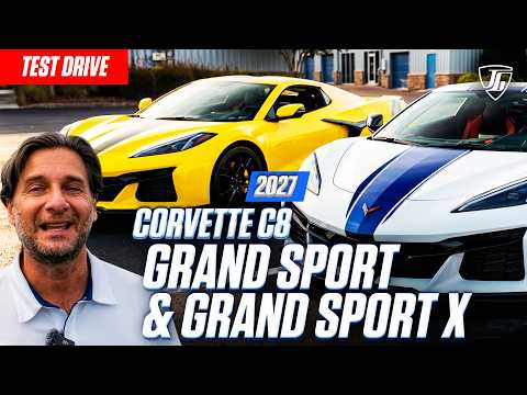 2027 Chevrolet Corvette C8 Grand Sport & Grand Sport X on the Track! | Test Drive | Jaime Gabaldoni