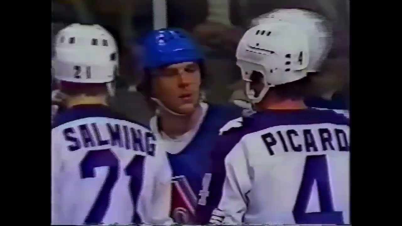 Nordiques - Maple Leafs rough stuff 12/6/80