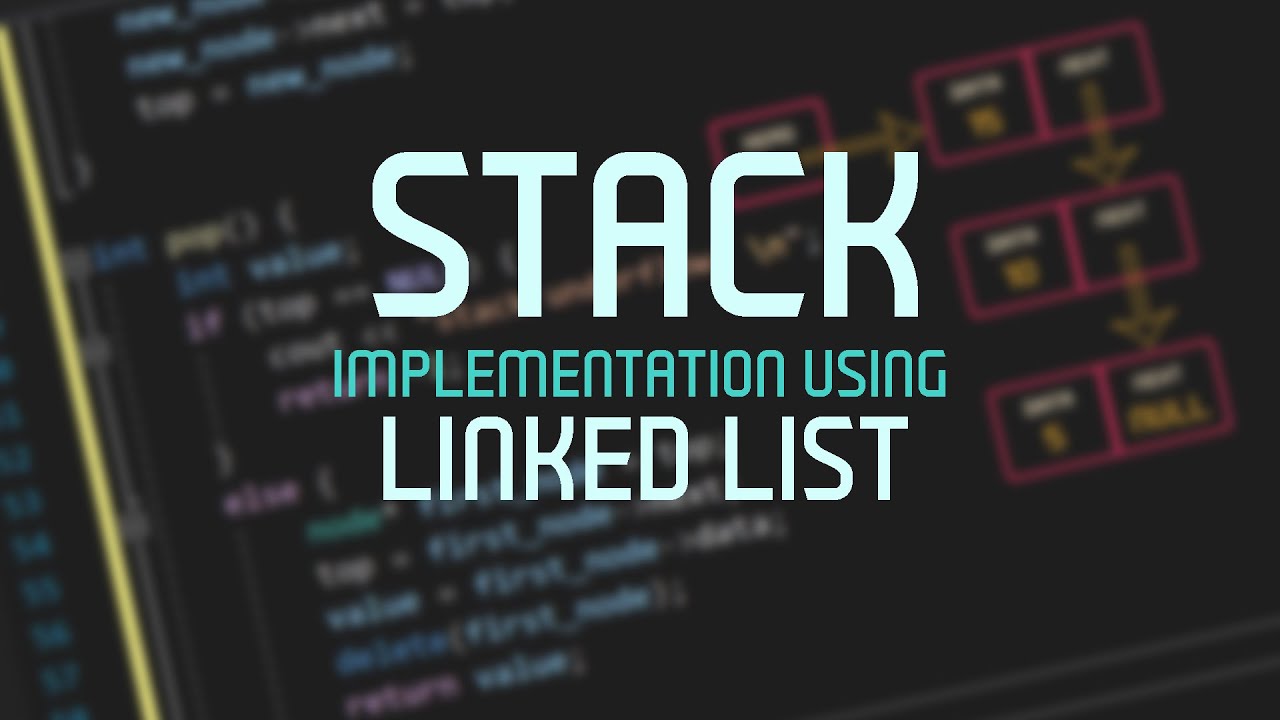 stack implementation using linked list stack implementation using linked list