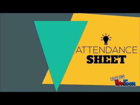 attendance sheet app ats youtube