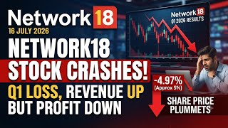 Network18 Share News Today | Q1 Results, Net Loss & Stock Crash Full Analysis