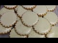 Galletas de limón tipo espejo