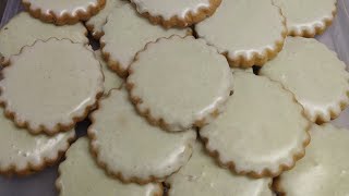 Galletas de limón tipo espejo