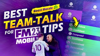 How to Use TEAM TALK CORRECTLY In FM23 Mobile screenshot 1