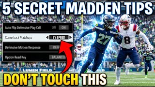 5 SECRET Tips To Start DOMINATING Madden 26!