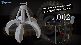 3D Animasyon - Step Dosya Importunda Referans Koordinat Sistemi Sorunu Ders 02 - Crawler Grab