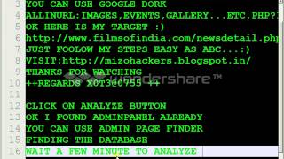 How To Hack  a Website Using SQLinjection tool Havij