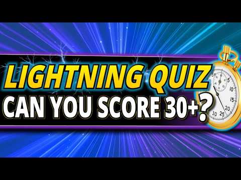 50 RAPID FIRE Quiz Questions EVERYONE Should Beat QUICKFIRE Trivia