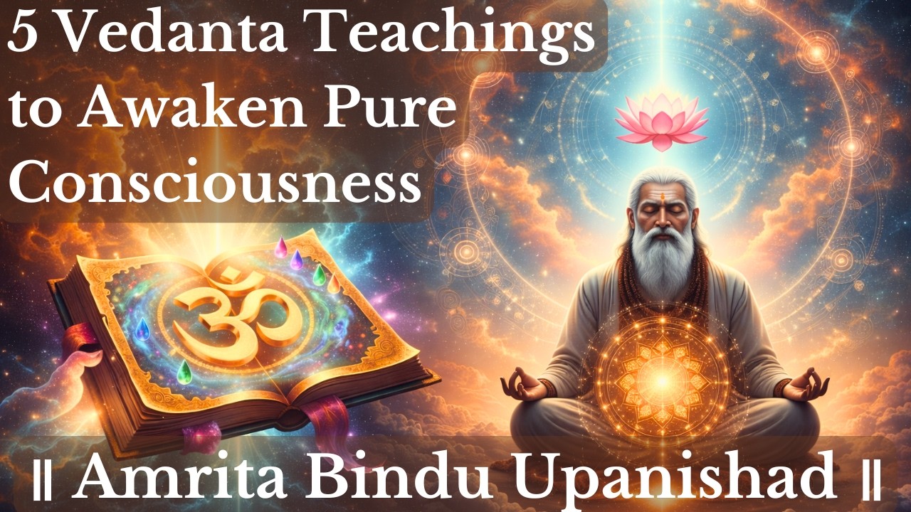 Amrita Bindu Upanishad | 5 Vedanta Teachings to Transform Overthinking into Pure Consciousness