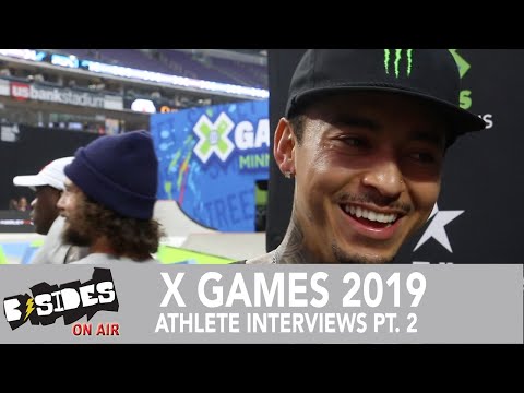 X Games 2019 - Athlete Interviews: Nyjah Huston, Mariah Duran, Elliot Sloan