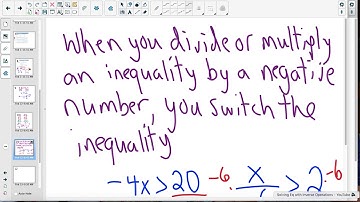 Solving Inequalities with Inverse Operations