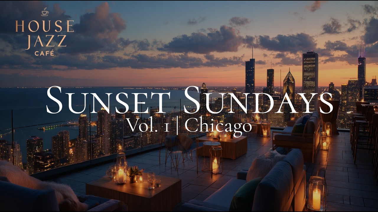 House Jazz Café | Sunset Sundays Vol. 1 - Chicago | Warm Sunset Rooftop