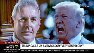 Trump calls UK Ambassador 'a very stupid guy'