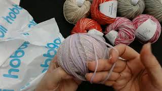 Yarn unboxing. Hobbii NEW YARN RELEASE. Yarn haul. You can buy as much as you want