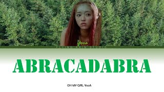 Miniatura de vídeo de "OH MY GIRL YooA (오마이걸 유아) - Abracadabra (자각몽) (Color Coded Lyrics Eng/Rom/Han 가사)"