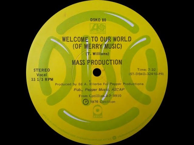 洋楽 Mass Production - Welcome To Our World sddefault.jpg