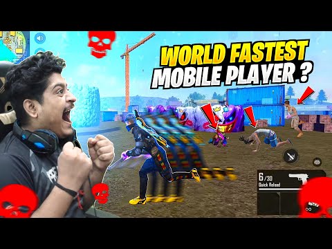 world-fastest-mobile-player-🤔??-free-fire