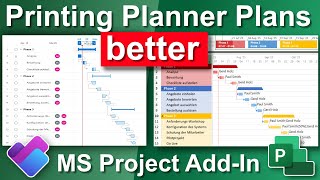 Import Planner Premium Plans into MS Project – For Better Printing & File Sharing With Clients