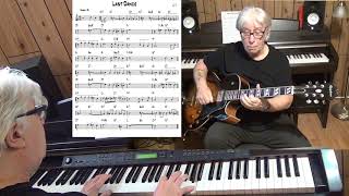 Last Dance - Jazz guitar & piano cover ( Paul Jabara )
