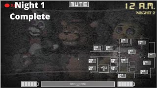 Night Shift at Freddy's Remastered (Night 1 Complete) Gameplay With Commentary