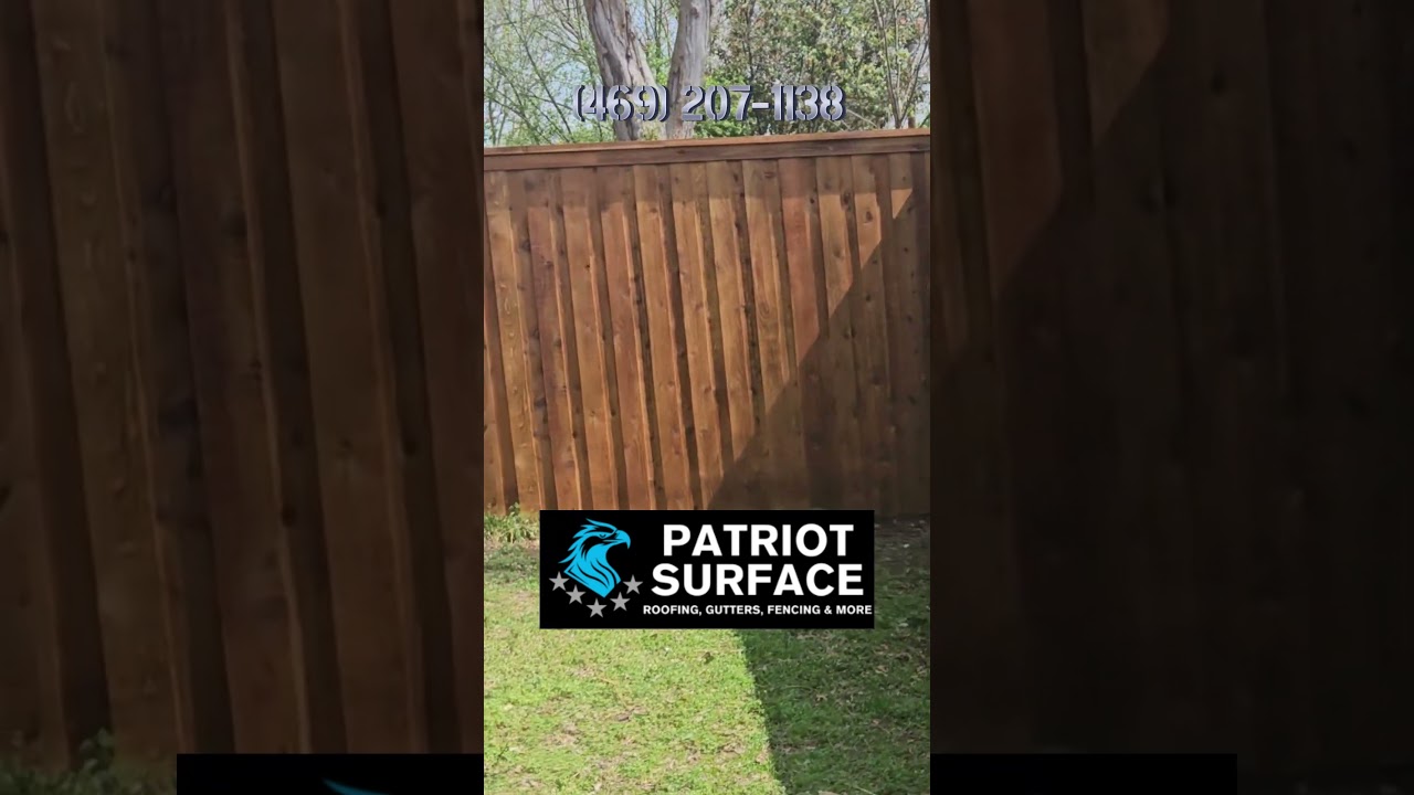 Wood Fence Installation in Van Alstyne, TX 🏡 Expert Fence Insulation by Patriot Surface!