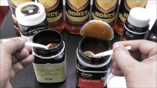 NEW ZEALAND MANUKA HONEY Comvita UMF 10+ vs honey mark UMF 10+
