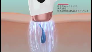 Sarlisi 脱毛器 家庭用 九段階調節 全身脱毛 光脱毛器 光エステ 男女兼用 60万回照射 美肌機能搭載