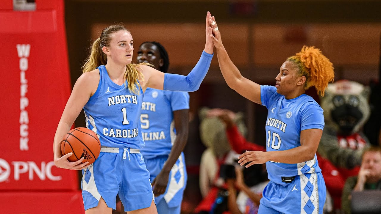 Video: UNC Women's Basketball Falls Just Short At No. 5 NC State, 63-59 - Highlights