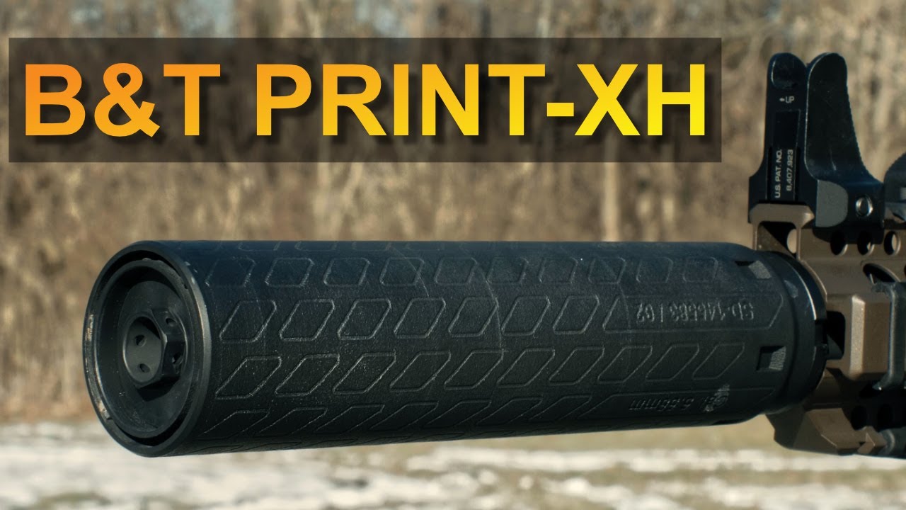 B&T Print-XH | Inconel & Titanium Hybrid Suppressor