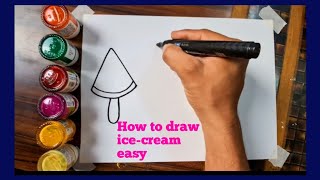 How to draw ice-cream easy/??/@ARTBOX-cq7qs /artbox art painting beginners