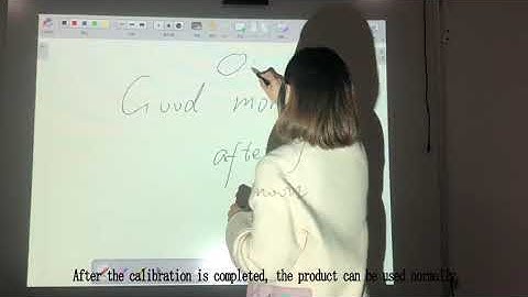 how to calibrate oway interactive whiteboard with mac os