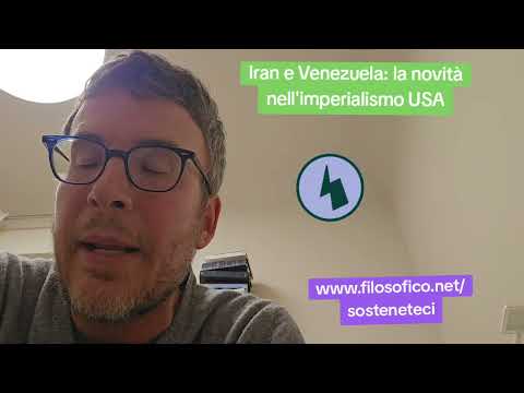 DIEGO FUSARO: Iran e Venezuela: la novità nell'imperialismo USA