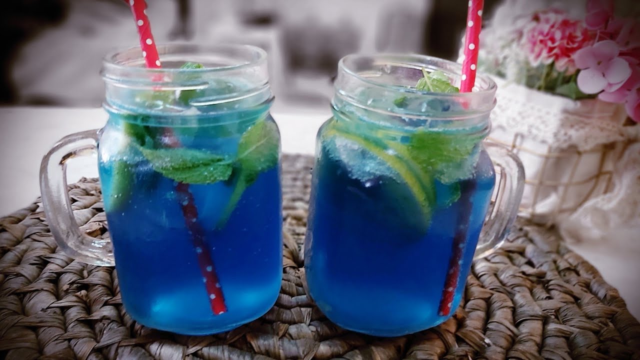 مشروب البلو أوشن المنعش لزوم دخول الصيف منعش جدا و طريقته سهلة زي الكافيهات بالظبط Blue Ocean Youtube