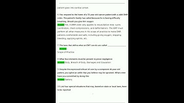 West Coast EMT Block 1 Exam Latest 2025 Actual Questions and Verified Answers 2025  2026 A Grade 100