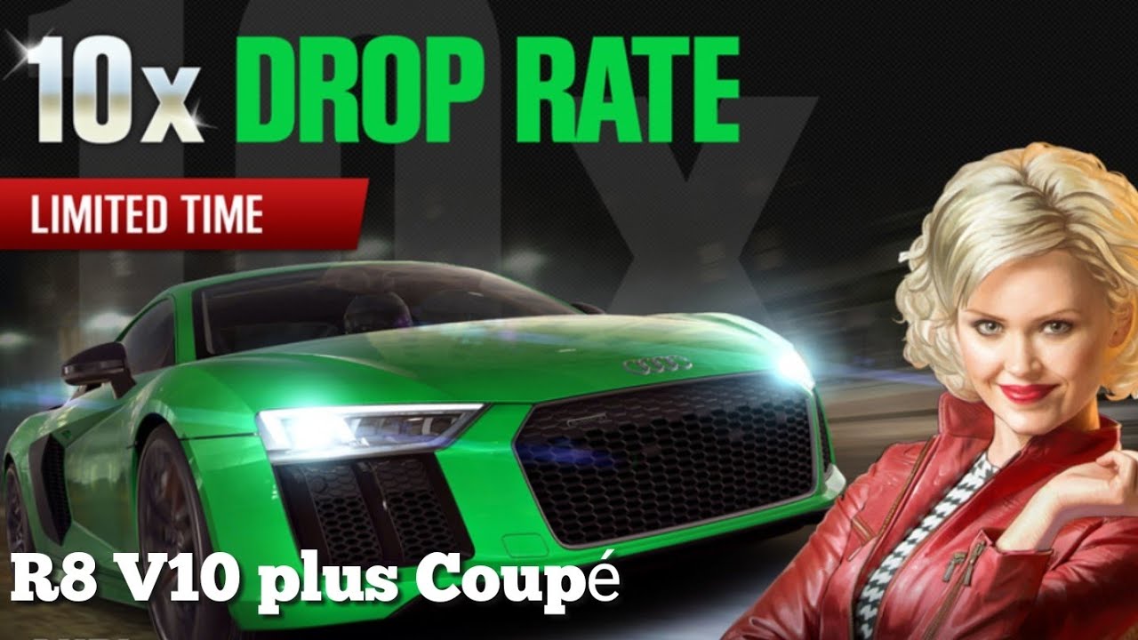 CSR Racing 2 AUDI R8 V10 plus Coupé 10x DROP RATE - YouTube