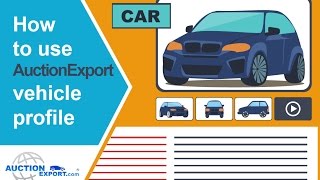 Learn how to use AuctionExport vehicle profile