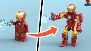I upgraded LEGO's Ironman minifigure