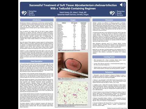 Treatment of Soft Tissue Mycobacterium chelonae Infection With Tedizolid-Containing Regimen