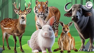 Funniest Animal Sounds In Nature: Deer, Tiger, Buffalo, Kangaroo, Rabbit