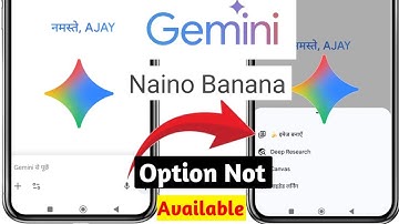 Gemini nano banana option is not available. Google Gemini nano banana option is not available.