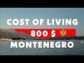 Cost of living in Montenegro