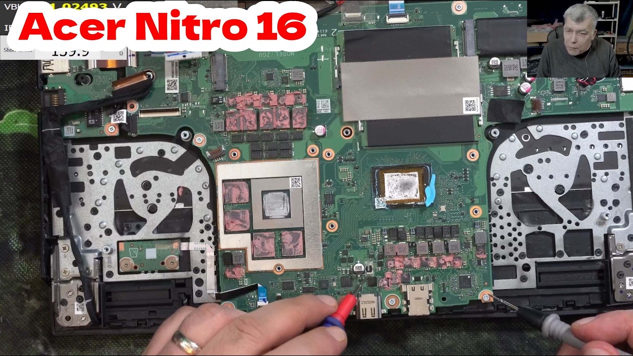 Acer Nitro 16, not charging, no power, a tricky fault with a tricky diagnose