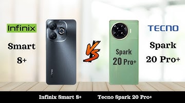 Infinix Smart 8 Plus Vs Tecno Spark 20 Pro Plus - Full Comparison 2024