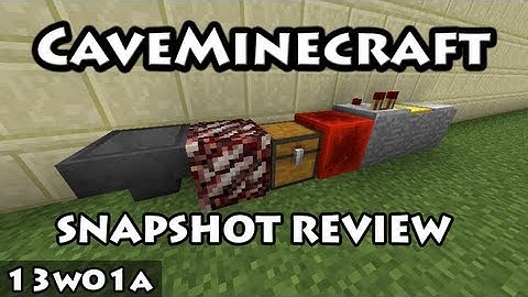 Minecraft Snapshot Review - 13w01a "Redstone, Light Detectors, Hoppers, and Traps"