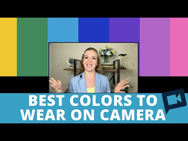 What Colors to Wear on Zoom Meetings Video Calls for Speakers Toastmasters  EPS 8 Savvy Skills 