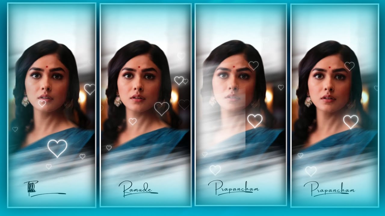 Letest Instagram Trending Sita Ramam Lyrical video editing in alight motion Sad Lyrical Video by