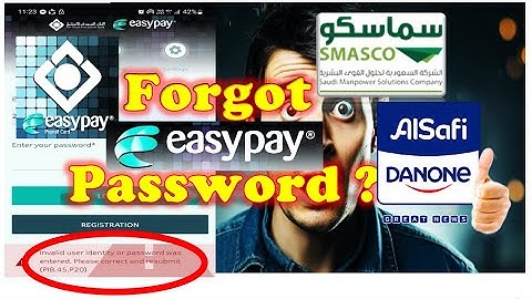 Login Problem Reset SAIB easypay #SMASCO #AlSafi #Ewan #Eitinaa #Tamkeen #sendmoney #trending #money